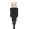 USB 2.0 Flush Mount Cable, Round Single Port Male to Female Extension for Car Truck Boat Motorcycle, 6ft