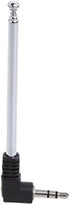 2 Pack 3.5mm Antenna FM AM Radio Telescopic 4 Sections Telescoping Antenna 1/8 inch Jack Plug Connector