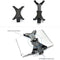 Acuvar Universal Tablet Mount and Smartphone Holder for All Tablets and Smartphones (10) + Ball Head