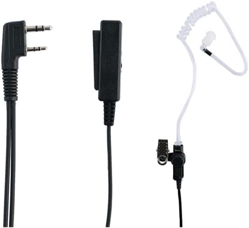 Sarcia Walkie Talkie Earpiece Headset MIC PTT for Kenwood Baofeng 2pin UV-5R BF-888S BF-F8HP Arcshell AR-5 Two Way Radio