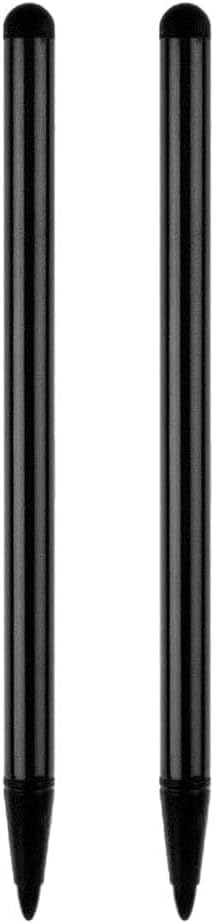 2pcs Black Stylus Pens for Touch Screens, Universal Touch Screen Pens for All Capacitive Devices, Compatible for iPad,