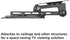Mount Plus CM322 Flip Down TV and Monitor Roof Ceiling Mount, Fits 19 to 43 Inch Flat Screen, Height Adjustable, VESA