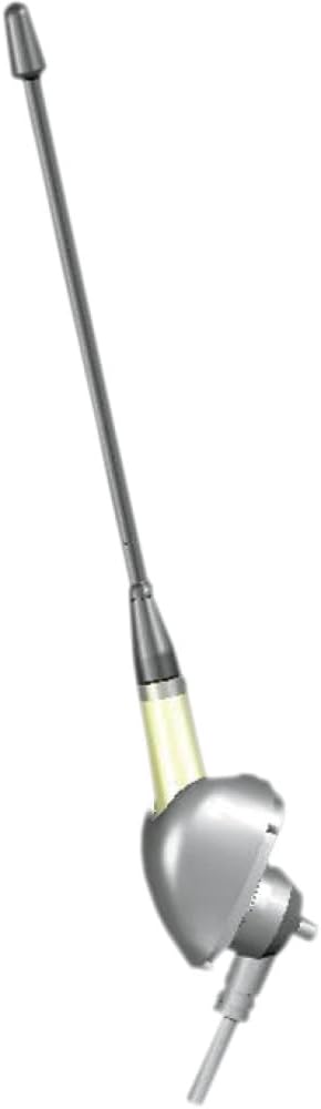 Jensen JAN139 6" Heavy-Duty Universal Top/Side-Mount Rubber Mast Antenna
