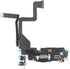 Charging Port Board Dock Connector Flex Cable Replacement for iPhone 14 Pro 6.1inch (Black)