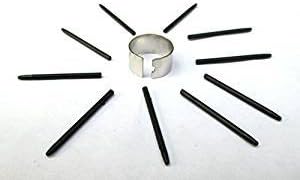 10 Pack Black Replacement Nibs with Removal Ring for Wacom Bamboo & Intuos Pens