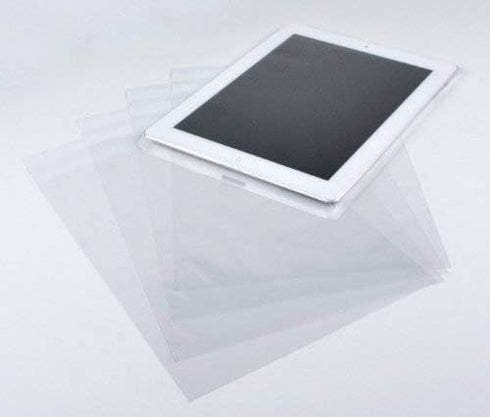Clear Disposable Protective Sleeves for Most 10" Tablets, 10CT Pack