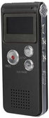 Kyz Kuv 8GB 650HR MP3 Steal Rechargeable Digital Audio Voice Recorder Player - Coffee