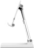 Leavnea Cell Phone Stand,Adjustable Angle Height Phone Honder for Desk,Fully Foldable Portable Phone Mount,Compatible