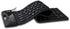 Adesso AKB-222UB SlimTouch 222 Waterproof Flexible Keyboard, Compact Size, Black