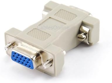 CablesOnline DB9 Male to HD15 VGA Female Multisync Video Adapter, AD-V02 for Versatile Connectivity.