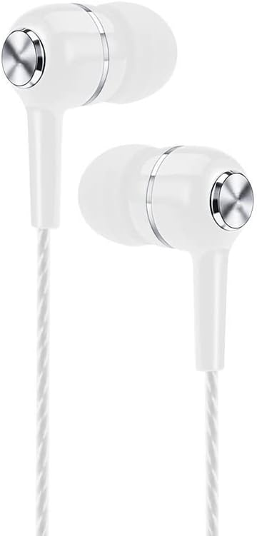 Maeline Bulk 10 Pack Earbuds with Microphone, Multi Color, Noise Isolating Stereo Headphones, Tangle Free Cord,