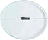 1pc Transparent Board Clear Glass Working Stage Round Bottom Specimen Plate Diameter 95mm 100mm for Stereo Microscope (Size : 100mm)
