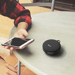 Inwa Bluetooth Shower Speaker IPX7 Waterproof, TWS Wireless Bathroom Speakers with 12 Hour Playtime