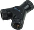 Alphacool HF G1/4" Y-Connector, Triple Rotary - Deep Black