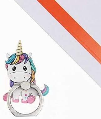 4Pcs Cute Unicorn Sea Shell Phone Ring Holder, 360 Rotation Finger Grip Kickstand for Cellphones and Tablets