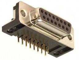Pc Accessories 10-Pack DB15 Female Right Angle PCB Mount Connector, 90 Degree D-Sub DR15 F