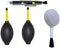 Lens Cleaning Kit Contains 2 Pcs Rubber Air Blower Duster, Lens Cleaning Pen, Blower Brush Dust Cleaner and Carrying