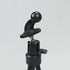 2 Pack 1/4 inch to 17mm Ball Mount Adapter, Swivel Bolt for Tripod Selfie Grip Stand, Tablet Clip Cradles (Black)
