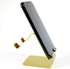 CoverON Metal Phone Stand, Universal Cell Phone Holder for Desk, Compatible with iPhone, Android, Galaxy - Gold