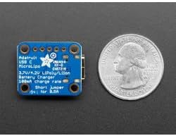 Adafruit Lipo 4410 Micro Charger for LiPoly Batt with USB Type C Plug