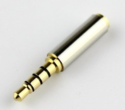 3.5mm Male to 2.5mm Female Audio Adapter for iPhone 6/6S/6 Plus/5S/5C/5, Samsung Galaxy S6/S5/S4/S3, Note 4/3 & More.