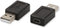 ELECTOP 2 Pack USB 2.0 A Male to USB B Mini 5 Pin Female Adapter Converter