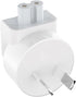 2 Pack AU Plug Duck Head Adapter Converter for Apple MacBook Mac iPad iPhone AC Power Wall Charger Brick Block Australian New Zealand China NZ CN Travel Connector, White