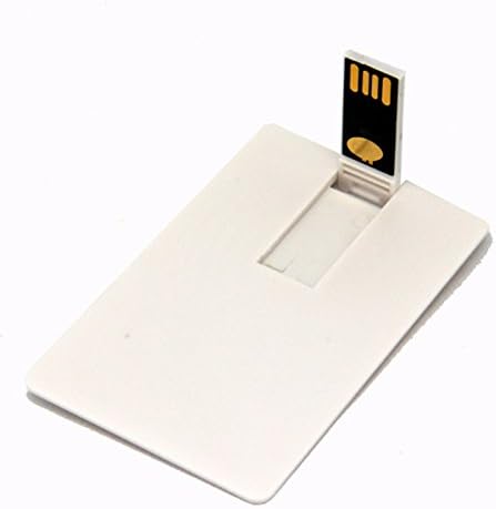 KLD Pack 10 (2GB, Wafer USB Bussiness Card Flash Drive Blank DIY Memory Stick Wholesale Bulk White)