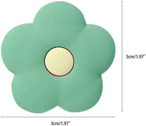 Pink Daisy Flower Phone Grip Holder, Collapsible Silicone Phone Grip, Cute 2D Back Holder for Smartphone Tablet