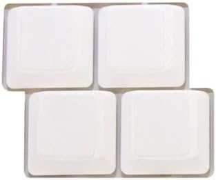HQRP Education Blank Keyboard Stickers Non Transparent White Background for Children Men