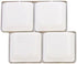 HQRP Education Blank Keyboard Stickers Non Transparent White Background for Children Men