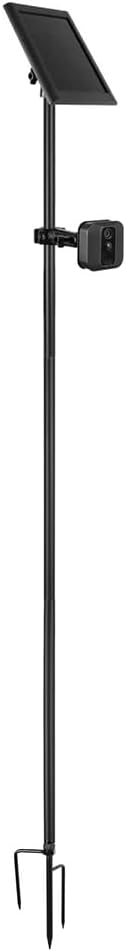 Holicfun 2-in-1 Ground Stake Mount Stand for Outdoor Security Cameras, Universally Compatible with Ring, Blink, More