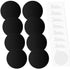 Generic 8PCS Metal Plate with Adhesive, 40mm Round Black Universal Mount Metal Plates
