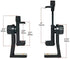 KLIOMAX 1/4" Phone Tripod Mount Adapter/Universal Tripod Phone Holder Stand, Fits Any Smartphone, Screw, Rotating