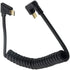 Qaoquda 180° USB C Coiled Cable, 3A 10Gbps Fast Charging, 4FT/1.2M U Shaped Type C Male to Male Spring Spiral Cable.