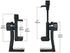 Acuvar Premium Smartphone Holder/Tripod Mount Adapter with 1/4 inch Screw for iPhone, Android, Selfie Stick & More