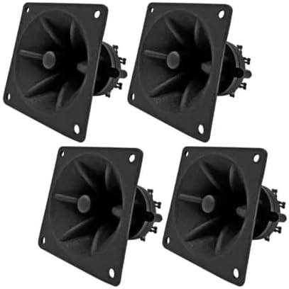 UCCKEYI 4 Pack 3.25" inch Flush Mount Square Super Horn Tweeter Speakers 3.25"