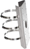Real HD PM DS-1275ZJ LTB378 Pole Mount, Universal Vertical Pole Mount Adapter for Hikvision Wall Mounts Cameras PTZ