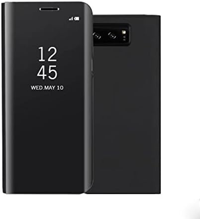 MagiDeal Galaxy Note 8 Case, Smart Clear View Window Flip Folio Case Cover, Ultra Slim Black