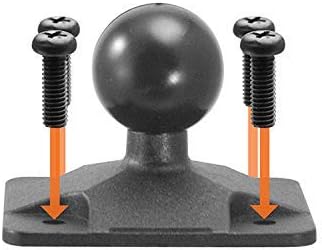 iBOLT xProDock Bizmount AMPs - Heavy Duty Drill Base Mount with 2m microUSB Cable for Android Smartphones in Cars &