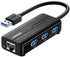 UGREEN USB 3.0 Hub Ethernet Adapter 10 100 1000 Gigabit Network Converter with 3 USB 3.0 Ports for Laptop PC