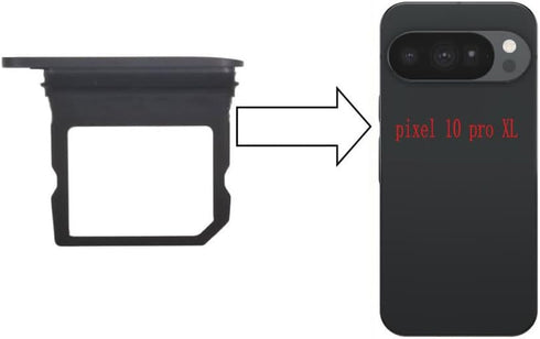 slimall 10 10 Pixel pro XL Sim Card Tray Holder Slot Replacement for Google Pixel pro XL+ Open Sim Eject Pin (Black)