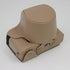 Full Protection Bottom Opening PU Leather Camera Case for Nikon Z fc with Lens Kit Set Beige