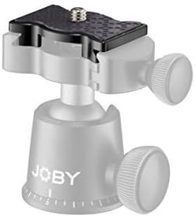 JOBY QR 3K PRO Plate, Compact Replacement for GorillaPod 3K PRO, Arca-Swiss Compatible for Mirrorless Cameras