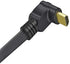 URWOOW 90-Degree (1FT) HDMI Extension Cable High Speed Down Angle Male to Female Extension Wire Cord HDMI Extender