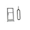 ruichuang Single Sim Card Tray Holder Replacement for CoolPad Legacy 2019(3705A) - Silver