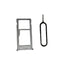 ruichuang Single Sim Card Tray Holder Replacement for CoolPad Legacy 2019(3705A) - Silver