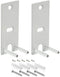 Pair Steel White Wall Mount Brackets Replacement Compatible with Bose OmniJewel Lifestyle 650 Home Entertainment System and Bose Surround Speakers 700