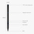 Stylus Pen Tilt Pen - MPP2.0 Rechargeable Active Pen with 4096 Pressure Sensitivity for HP X360 Spectre, Envy, X360