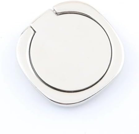 KOALEIU Custom Stainless Steel Phone Ring Holder - Personalized Photo Logo Text, 360